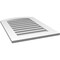 Ekena Millwork Arch Top Surface Mount PVC Gable Vent: Non-Functional, w/ 3-1/2"W x 1"P Standard Frame, 22"W x 30"H GVPAR22X3001SN - alternate 2